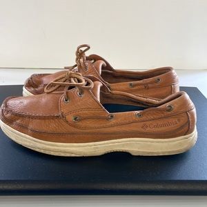 Men’s Columbia Tan Boat Shoes